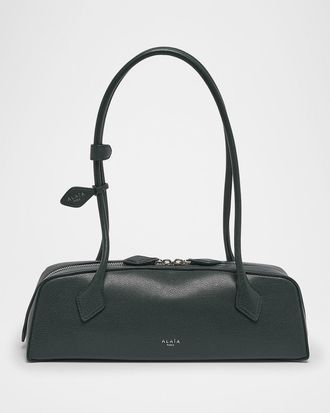 Alaia Le Teckel Medium Shoulder Bag in Goatskin