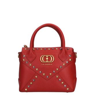 La Carrie Frivolous Small Leather Bag - Dames - Handtassen - Rood - ONE Size - Leer - Tassen