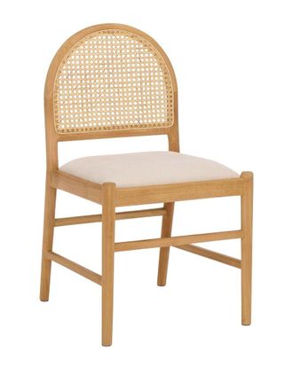 Safavieh Couture Laylie Rattan & Leather Chair