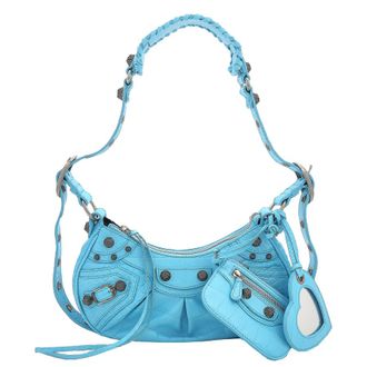 Balenciaga Turquoise XS Le Cagole Shoulder Bag