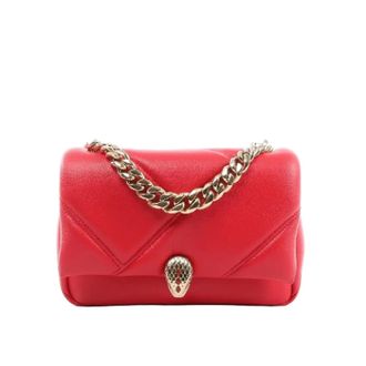 Bulgari Pre-owned Cross Body Bags, female, Red, Size: ONE SIZE Pre-owned Serpenti Crossbody Bag