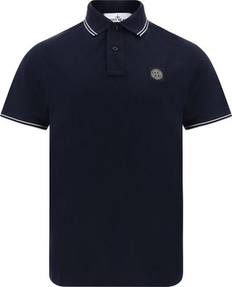 Stone Island Stretch Pique Polo Shirt