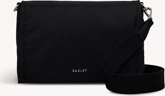 Radley London Black Medium Flapover Cross Body Bag Halley Row SS26 Radley London