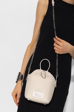 Maison Margiela 5AC Small Shoulder Bag, Unisex, Cream