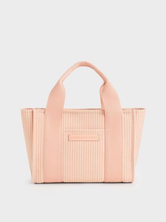 Charles & Keith Kay Striped Tote Bag