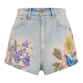 R13 Denim Shorts, female, Blue, Size: W27 Venti Short