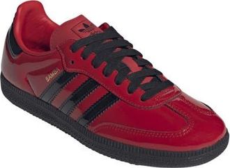 adidas Gender Inclusive Samba OG Sneaker in Scarlet/Black/Gold at Nordstrom, Size 7.5 Womens