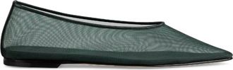 Dear Frances Womens Topo Flat Shoes In Emerald