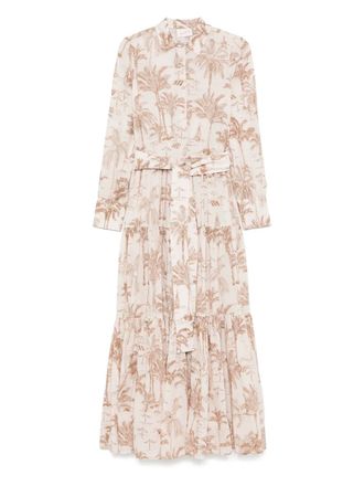 MC2 Saint Barth cotton maxi dress - Neutrals