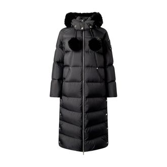 Moose Knuckles Everest Long Down Puffer - Dames - Mantels - Zwart - Maat: S Nylon