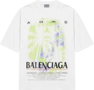 Balenciaga Tops, Heren, Wit, S, T-Shirts