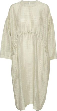 Henrik Vibskov Shelter midi-jurk - Beige