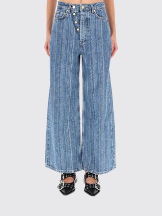 Ganni Jeans wide-leg Ganni in denim