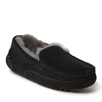 Dearfoams Fireside By Dearfoams Mens Melbourne Genuine Shearling Moccasin