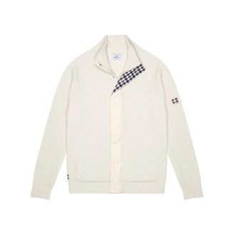 Aquascutum Heren, Truien, Wit, Maat: S Wol