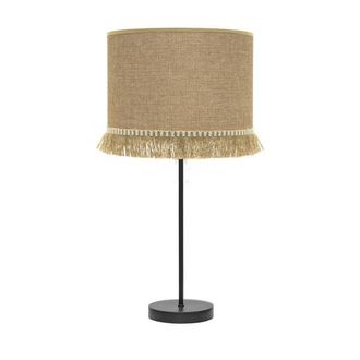 Fabrilamp Sobremesa Alto Sibila 1xe27 Negro /arena 62x30x30 Cm