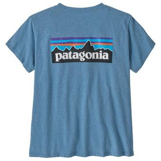 Patagonia P-6 Logo Responsibili-Tee T-Shirt f&uuml;r Damen | blau