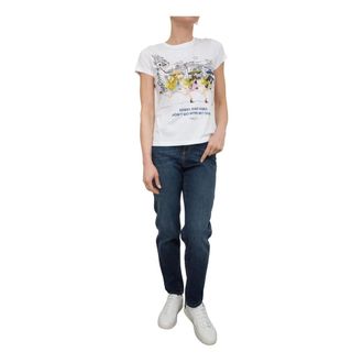 Nenette Dames, Jeans, Blauw, Maat: W26 Denim