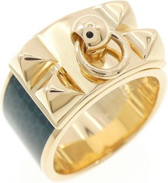 Herm&egrave;s Yellow Gold Yellow Gold (18K) Band Ring (Pre-Owned)