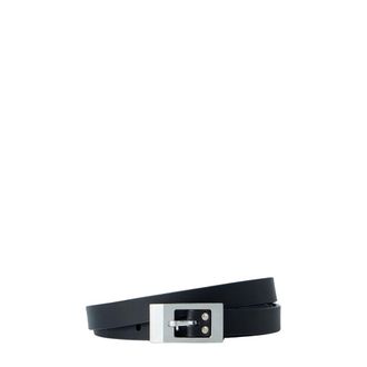 Rick Owens Mini Stooges Riem - Dames - Riemen - Zwart - ONE Size - Leer - Accessoires