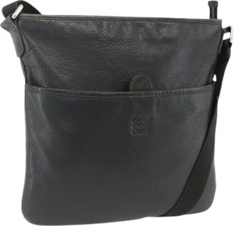 Loewe Pre-owned Cross Body Bags, female, Black, Size: ONE SIZE Pre-owned Shoulder Bag