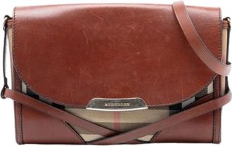 Burberry Pre-owned Cross Body Bags, female, Brown, Size: ONE SIZE Pre-owned Vintage Crossbody Bag
