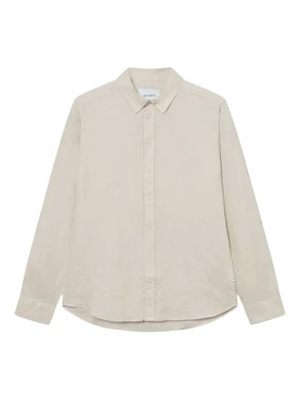 Les Deux long-sleeve button-down shirt - men - Linen/Flax - S - Neutrals