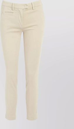 Dondup slim fit trousers side pockets