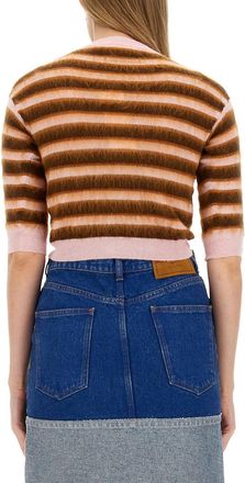 Marni Striped Virgin Wool Knit Cardigan - Multicolor