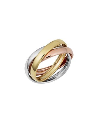 Italian Gold, Inc 14K Italian Gold Tri-Tone Rolling Ring