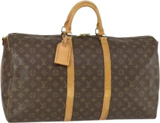 Louis Vuitton Pre-owned Weekend Bags, female, Brown, Size: ONE SIZE Pre-owned Weekend Bag