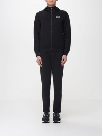 Emporio Armani Coordinato sportivo in cotone con logo EA7