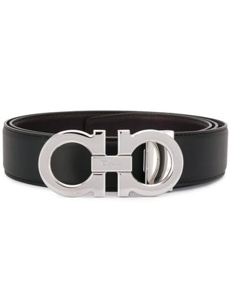 Ferragamo Gancini Reversible Leather Belt