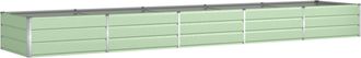 vidaXL Jardinera Verde Pastel 480 X 100 X 45 Cm Acero Galvanizado Vidaxl