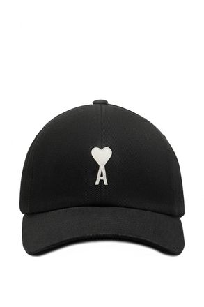 Ami WASHED COTTON ADC CAP Size: OS, colour: BLACK