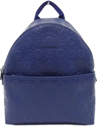 Gucci Blue Leather Backpack (Pre-Owned)