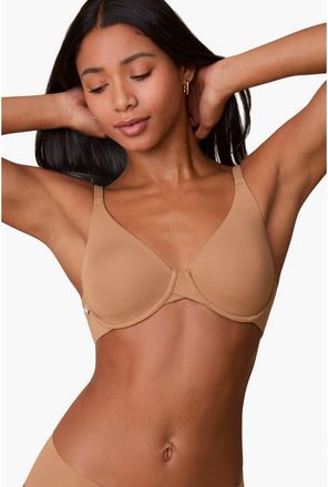 Harper Wilde Base Unlined Bra in Tan at Nordstrom, Size 38Ddd