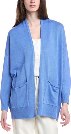 Eileen Fisher Eileen Fisher Open Front Linen-Blend Cardigan