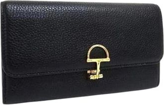 Gucci Pre-owned Wallets, female, Black, Size: ONE SIZE Pre-owned Vintage Leather Wallet