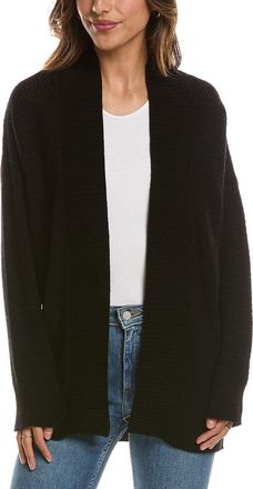 Fort&eacute; Cashmere Textured 100% Cashmere Duster Cardigan