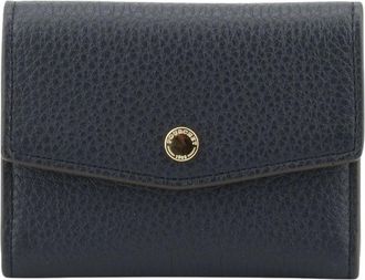 Pourchet Accessoires, Dames, Blauw, ONE Size, Leer, Petit Porte Monnaie