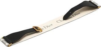Dior Pre-owned Oblique Canvas Belt - Dames - Vintage Accessoires - Grijs - ONE Size - Vintage