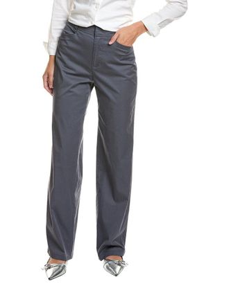 Vince High-Waisted Washed Casual Pant