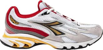 Diadora Chunky Running Sneaker - Heren - Sneakers - Wit - 45 EU - Leer - Schoenen