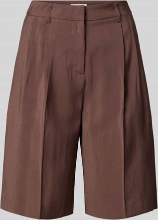 b.young B.Young Bermudas aus Viskose-Mix Modell ESSIE in Dunkelbraun, Gr&ouml;&szlig;e 34