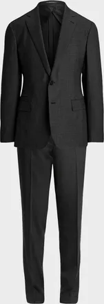 Ralph Lauren Purple Label Kent Hand-Tailored Wool Birdseye Suit