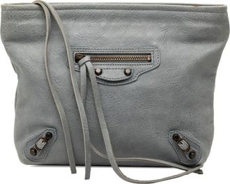 Balenciaga Pre-owned Balenciaga Lambskin Motocross Classic Clutch Ladies 4ANZRQD7BFY1IQVF