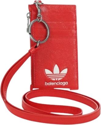Balenciaga Pre-owned Cross Body Bags, female, Red, Size: ONE SIZE Pre-owned Vintage Card Case