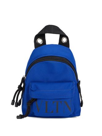 Valentino Garavani Rugzak met handgreep en logo - Blauw