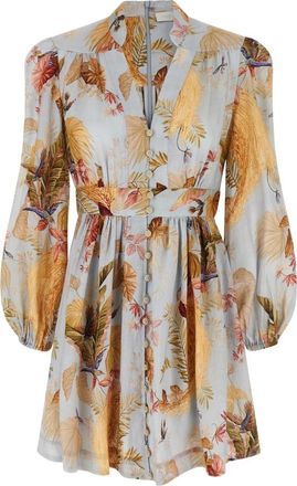 Zimmermann Dames, Jurken, Veelkleurig, Maat: M Linnen